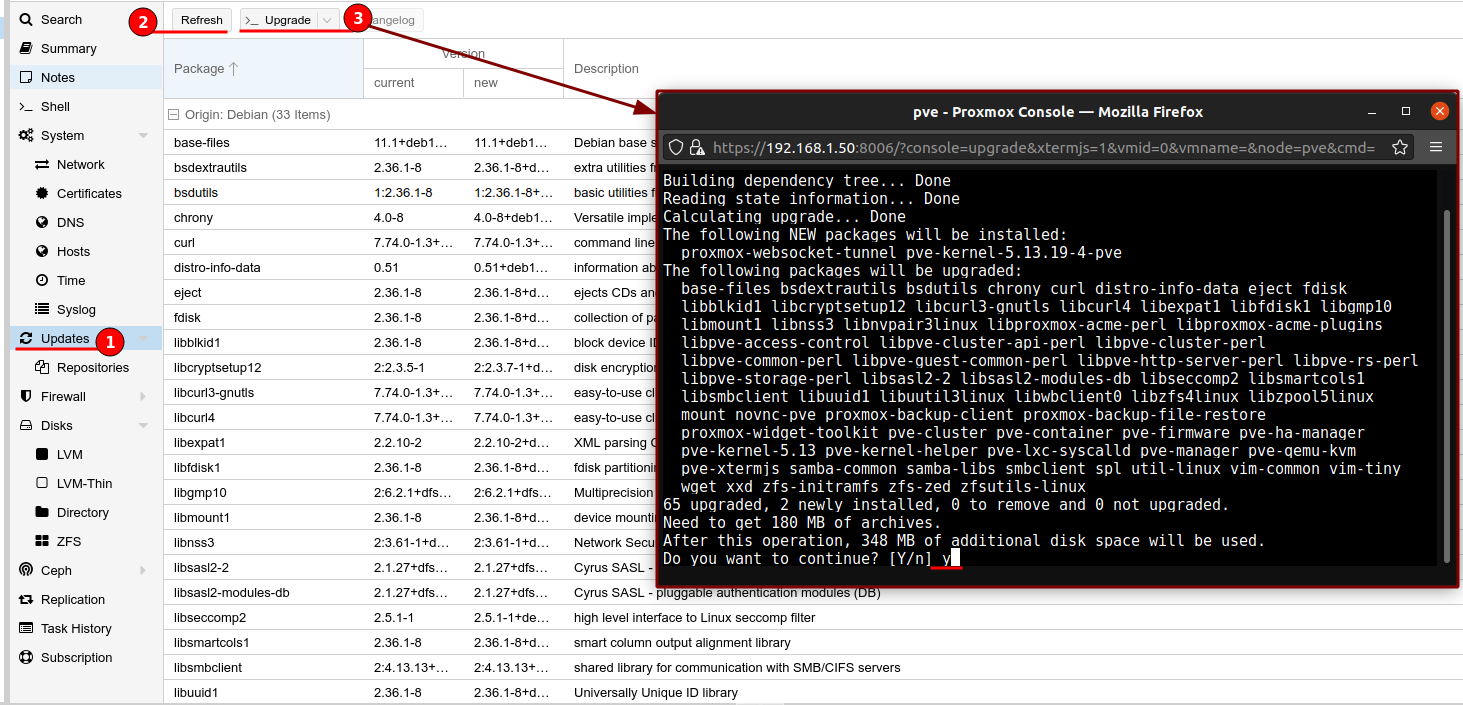 hs22-proxmox-update-upgrade