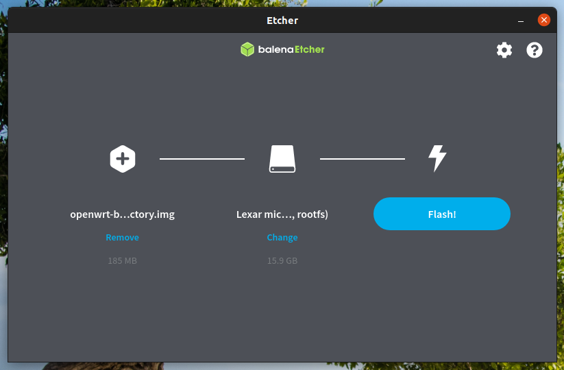 openwrt-flash-sd