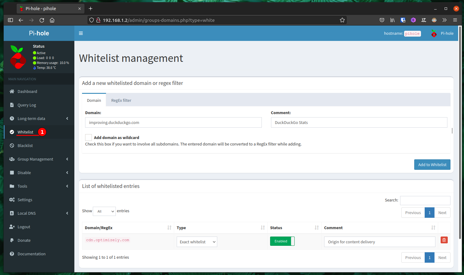 rpi-pihole-whitelist-1