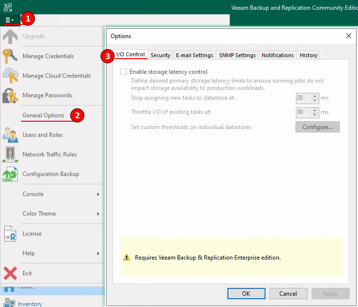 veeam-ce-io-control