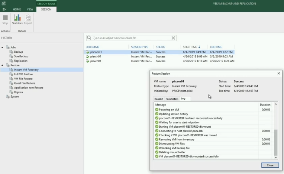 veeam-ce-veeam-history