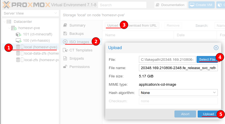 veeam-ce-iso-upload